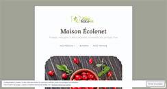 Desktop Screenshot of maisonecolonet.com